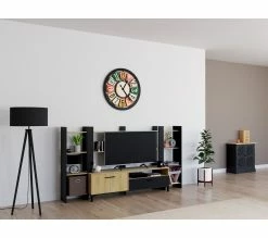 Sortie 🎁 TIME Surmeuble TV TRUST imitation chêne 🥰