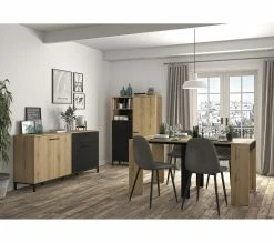 Meilleur prix ⌛ TIME Console extensible L.45/165 TRUST imitation chêne 👏 -Promos TIME Magasin 3483601087750 AMB2