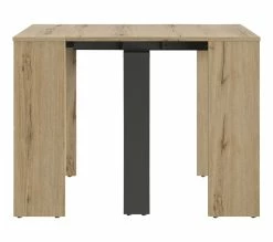 Meilleur prix ⌛ TIME Console extensible L.45/165 TRUST imitation chêne 👏 -Promos TIME Magasin 3483601087750 Z3