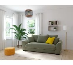 Tout neuf 👍 TIME Canapé 3 places convertible SAGA tissu polaris winter 12 🎁