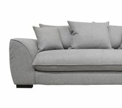 Acheter ⭐ TIME Canapé 3 places convertible SAGA tissu polaris grey 18 🛒 -Promos TIME Magasin 3544740026083 A