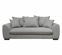 Acheter ⭐ TIME Canapé 3 places convertible SAGA tissu polaris grey 18 🛒