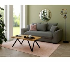 Meilleur prix ⭐ TIME Canapé 3 places convertible SAGA tissu polaris graphite 20 👏