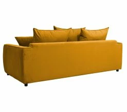 Meilleure vente ✨ TIME Canapé 3 places convertible SAGA tissu trinity amber 26 ✨ -Promos TIME Magasin 3544740026137 R