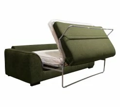 Sortie 😀 TIME Canapé 3 places convertible SAGA tissu regain kaki 156 🛒 -Promos TIME Magasin 3544740026243 Z2