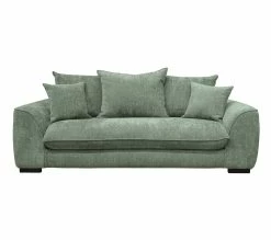 Remise 🌟 TIME Canapé 3 places convertible SAGA tissu sally amande 21 ❤️