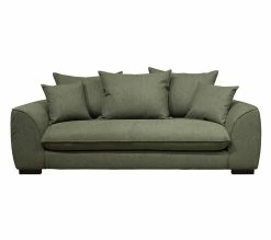 Bon marché ✨ TIME Canapé 3 places SAGA tissu polaris winter 12 🥰