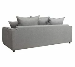 Offres ❤️ TIME Canapé 3 places SAGA tissu polaris grey 18 👍 -Promos TIME Magasin 3544740026359 R
