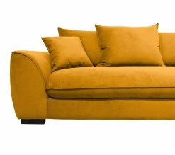 Meilleure vente 🛒 TIME Canapé 3 places SAGA tissu trinity amber 26 😉 -Promos TIME Magasin 3544740026403 A