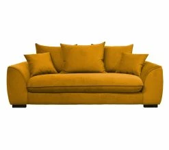 Meilleure vente 🛒 TIME Canapé 3 places SAGA tissu trinity amber 26 😉 -Promos TIME Magasin 3544740026403 F