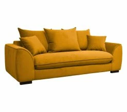 Meilleure vente 🛒 TIME Canapé 3 places SAGA tissu trinity amber 26 😉 -Promos TIME Magasin 3544740026403 Q