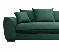 Meilleure vente 😍 TIME Canapé 3 places SAGA tissu trinity green 28 🥰 -Promos TIME Magasin 3544740026410 A