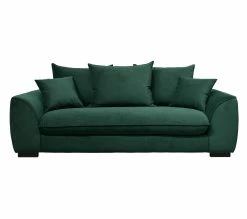 Meilleure vente 😍 TIME Canapé 3 places SAGA tissu trinity green 28 🥰 -Promos TIME Magasin 3544740026410 F