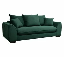 Meilleure vente 😍 TIME Canapé 3 places SAGA tissu trinity green 28 🥰 -Promos TIME Magasin 3544740026410 Q