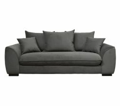 Meilleure vente 👍 TIME Canapé 3 places SAGA tissu trinity éléphant 34 👍 -Promos TIME Magasin 3544740026434 F