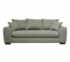 Meilleur prix 🎉 TIME Canapé 3 places SAGA tissu regain zinc 167 😉 -Promos TIME Magasin 3544740026496 F