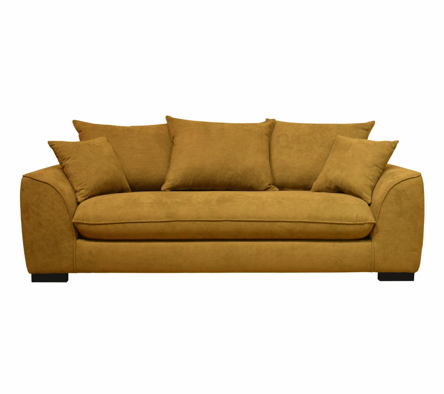 De gros 🌟 TIME Canapé 3 places SAGA tissu regain ocre 23 🎁 4 De gros 🌟 TIME Canapé 3 places SAGA tissu regain ocre 23 🎁 – Image 2