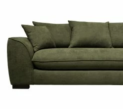 Nouveau 👍 TIME Canapé 3 places SAGA tissu regain hunter 156 🔔 -Promos TIME Magasin 3544740026519 A