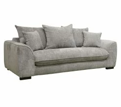 Coupon ✔️ TIME Canapé 3 places SAGA tissu sally gris clair 616 🎁 -Promos TIME Magasin 3544740026571 Q