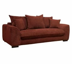 Top 10 🔔 TIME Canapé 3 places SAGA tissu sally bordeaux 9 😀 -Promos TIME Magasin 3544740026588 Q