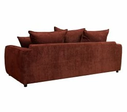 Top 10 🔔 TIME Canapé 3 places SAGA tissu sally bordeaux 9 😀 -Promos TIME Magasin 3544740026588 R