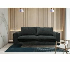 Coupon 🛒 TIME Canapé 3 places semi express ARTHUR tissu sally nuit col 21 😀