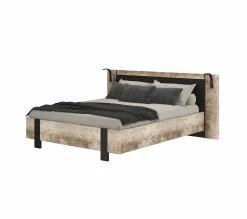 Coupon ❤️ TIME Lit 160x200 cm DISTRICT imitation chêne et noir 🎁 12 Coupon ❤️ TIME Lit 160x200 cm DISTRICT imitation chêne et noir 🎁 -Promos TIME Magasin 3605095772329 P