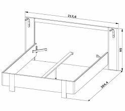 Coupon ❤️ TIME Lit 160x200 cm DISTRICT imitation chêne et noir 🎁 15 Coupon ❤️ TIME Lit 160x200 cm DISTRICT imitation chêne et noir 🎁 -Promos TIME Magasin 3605095772329 Z1