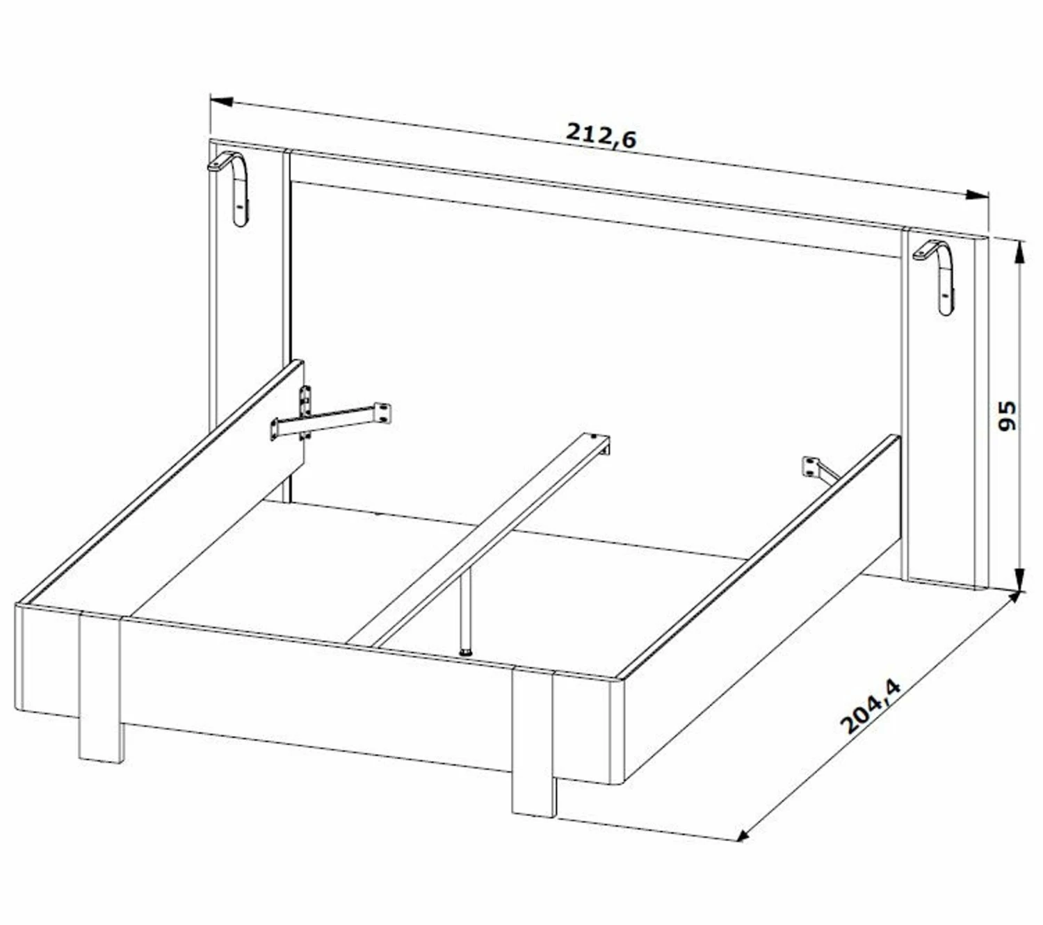 Coupon ❤️ TIME Lit 160x200 cm DISTRICT imitation chêne et noir 🎁 9 Coupon ❤️ TIME Lit 160x200 cm DISTRICT imitation chêne et noir 🎁 – Image 7