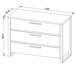 Bon marché 😉 TIME Commode 3 tiroirs DISTRICT imitation chêne et noir 🎉 13 Bon marché 😉 TIME Commode 3 tiroirs DISTRICT imitation chêne et noir 🎉 -Promos TIME Magasin 3605095772848 Z1