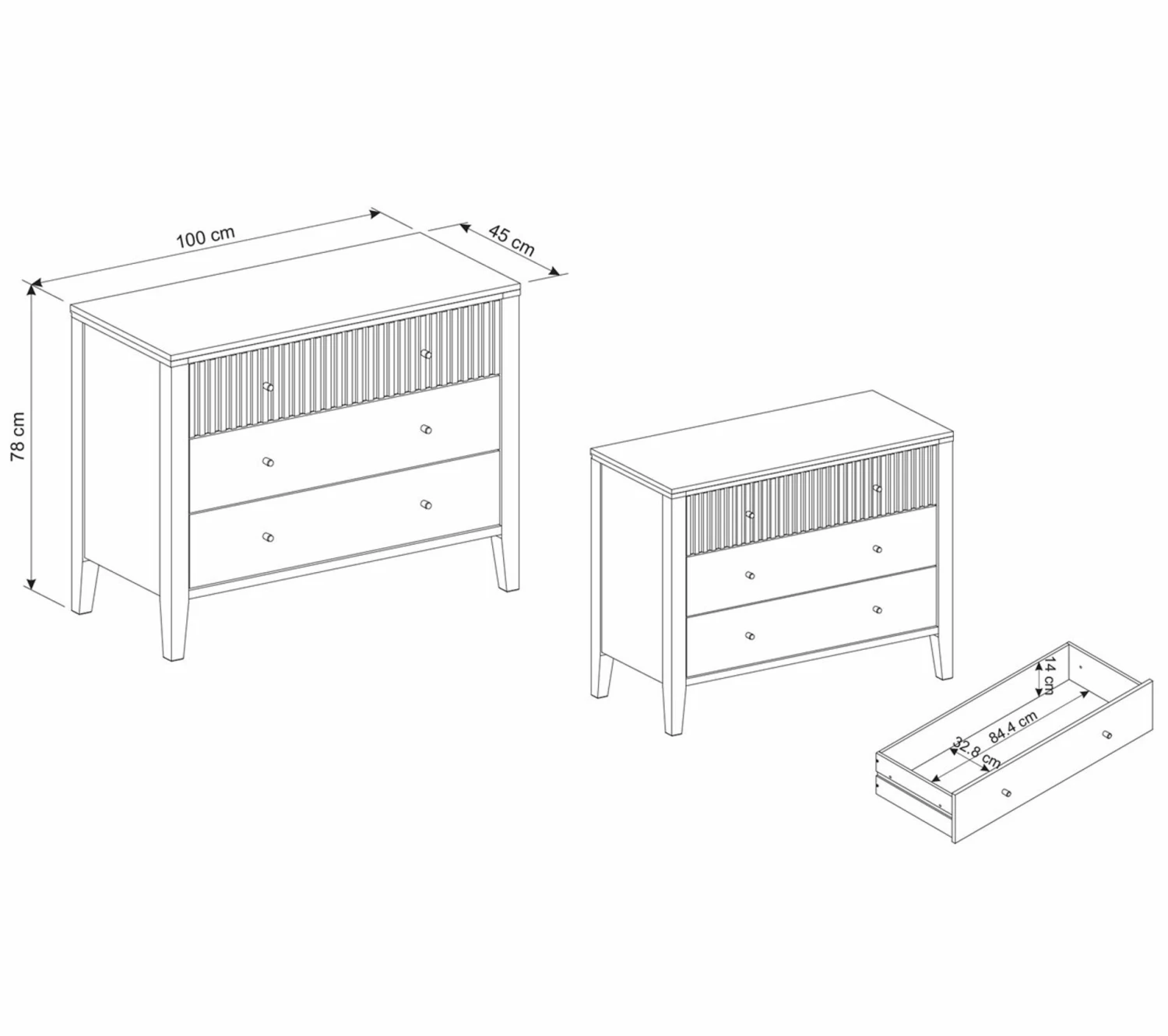 De gros ✨ TIME Commode 3 tiroirs EQUATORIA pin massif 🎁 11 De gros ✨ TIME Commode 3 tiroirs EQUATORIA pin massif 🎁 – Image 9