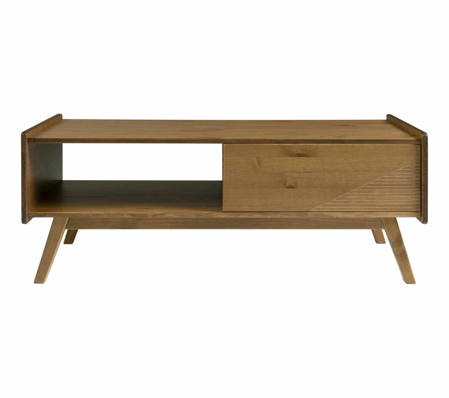 Meilleure vente ✨ TIME Table basse CLAUDIA pin massif foncé ✨ 4 Meilleure vente ✨ TIME Table basse CLAUDIA pin massif foncé ✨ – Image 2