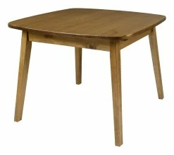 Meilleur prix 👏 TIME Table à manger L.90/135 cm avec allonge CLAUDIA pin massif foncé 🛒 -Promos TIME Magasin 3609130013767 P