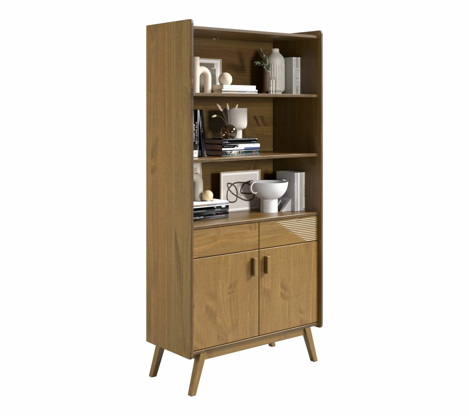 Grosses soldes 🔥 TIME Bibliothèque CLAUDIA pin massif foncé 😀 11 Grosses soldes 🔥 TIME Bibliothèque CLAUDIA pin massif foncé 😀 – Image 9