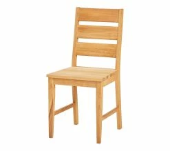 Remise 👍 TIME Chaise EMMA chêne massif ⌛ -Promos TIME Magasin 3877000686513 P