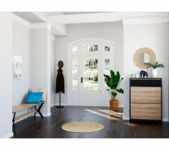 Tout neuf 🎉 TIME Banc L.180 EMELINE chêne massif /métal noir 😍 -Promos TIME Magasin 3877000686803 AMB3D 242958