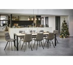 Coupon 💯 TIME Table L.160/240 + allonges CAMDEN Chêne sonoma/noir 👍 -Promos TIME Magasin 4894223191159 AMB3