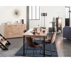 Tout neuf ⌛ TIME Chaise ROMANE Marron vintage 🎉