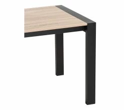 Grosses soldes 🎁 TIME Table L.120/160 + allonge CAMDEN Chêne sonoma/noir 🔥 -Promos TIME Magasin 4894223204736 D