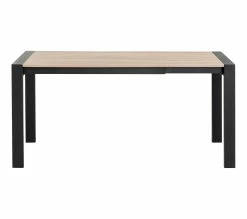 Grosses soldes 🎁 TIME Table L.120/160 + allonge CAMDEN Chêne sonoma/noir 🔥 -Promos TIME Magasin 4894223204736 Z4