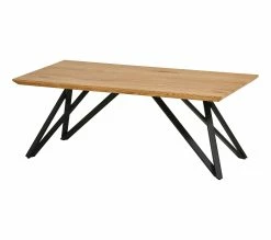 Budget 🎁 TIME Table basse industrielle ANDREA Imitation chêne/noir ❤️ -Promos TIME Magasin 4894223206921 P