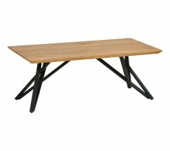 Budget 🎁 TIME Table basse industrielle ANDREA Imitation chêne/noir ❤️ -Promos TIME Magasin 4894223206921 Q