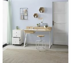 Les meilleures critiques de 🧨 TIME Bureau ALEX imitation Chêne et blanc ⌛ -Promos TIME Magasin 4894223211611 AMB3