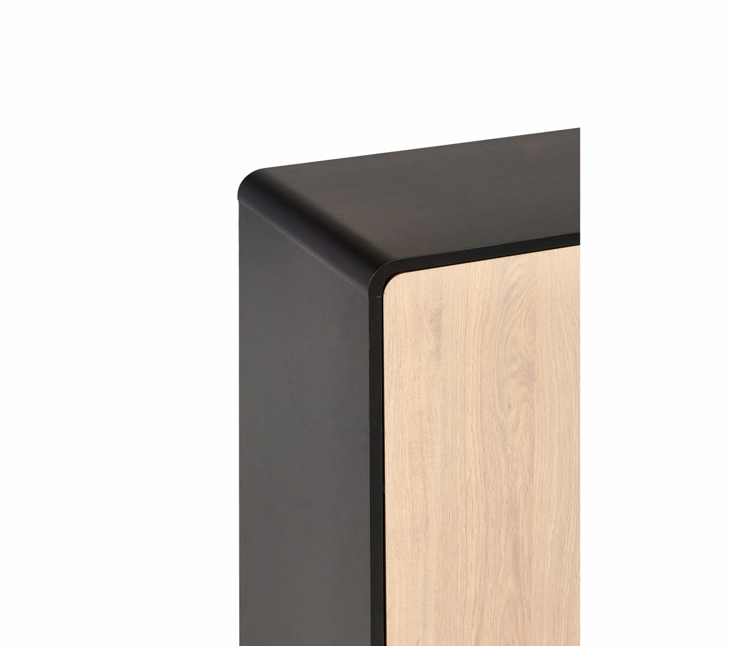 Bon marché 🥰 TIME Rangement 2 portes Sixties imitation chêne et noir 🎁 7 Bon marché 🥰 TIME Rangement 2 portes Sixties imitation chêne et noir 🎁 – Image 5