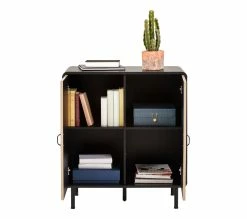 Bon marché 🥰 TIME Rangement 2 portes Sixties imitation chêne et noir 🎁 24 Bon marché 🥰 TIME Rangement 2 portes Sixties imitation chêne et noir 🎁 -Promos TIME Magasin 4894223211840 Z5