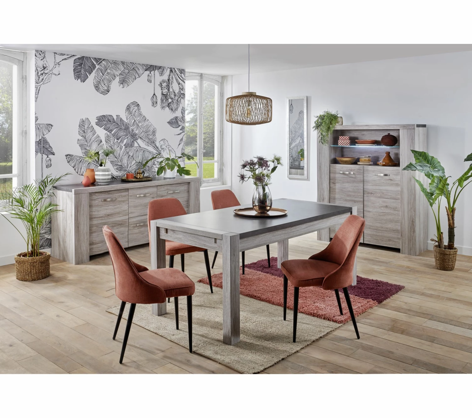 Grosses soldes 🧨 TIME Chaise tissu MARINETTE Corail 🧨 12 Grosses soldes 🧨 TIME Chaise tissu MARINETTE Corail 🧨 – Image 10