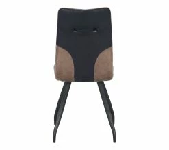 Sortie 🎉 TIME Chaise ESTHER Bi-color noir nuit/marron ❤️ -Promos TIME Magasin 4894223221665 Z5