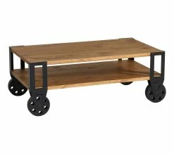 Top 10 😉 TIME Table basse industriel WINSTON Noir / imitation chêne ✨ -Promos TIME Magasin 4894223227865 Q