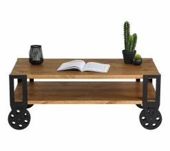 Top 10 😉 TIME Table basse industriel WINSTON Noir / imitation chêne ✨ -Promos TIME Magasin 4894223227865 Z2