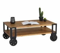 Top 10 😉 TIME Table basse industriel WINSTON Noir / imitation chêne ✨ -Promos TIME Magasin 4894223227865 Z3